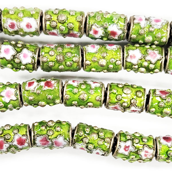 ENAMEL DRUM 10X15 LIGHT GREEN